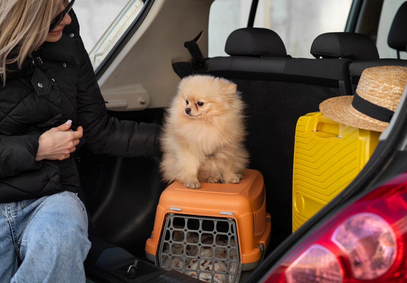 how to get rid of dog hair in the car
